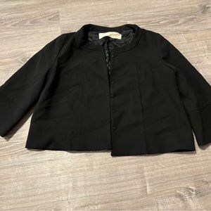 Tara Jarmon Black Cropped Jacket